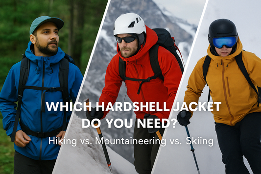 How to Choose a Hardshell Jacket for Hiking, Mountaineering, and Skiing? Practical Recommendations for 3 Outdoor Scenarios