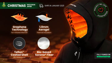 Comparison of Aerogel and Down technology in jackets for optimal winter warmth and insulation features.