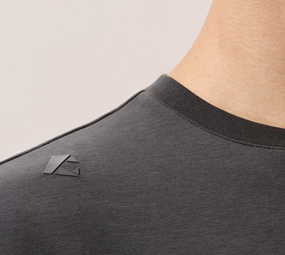 Snug Ribbed Neckline