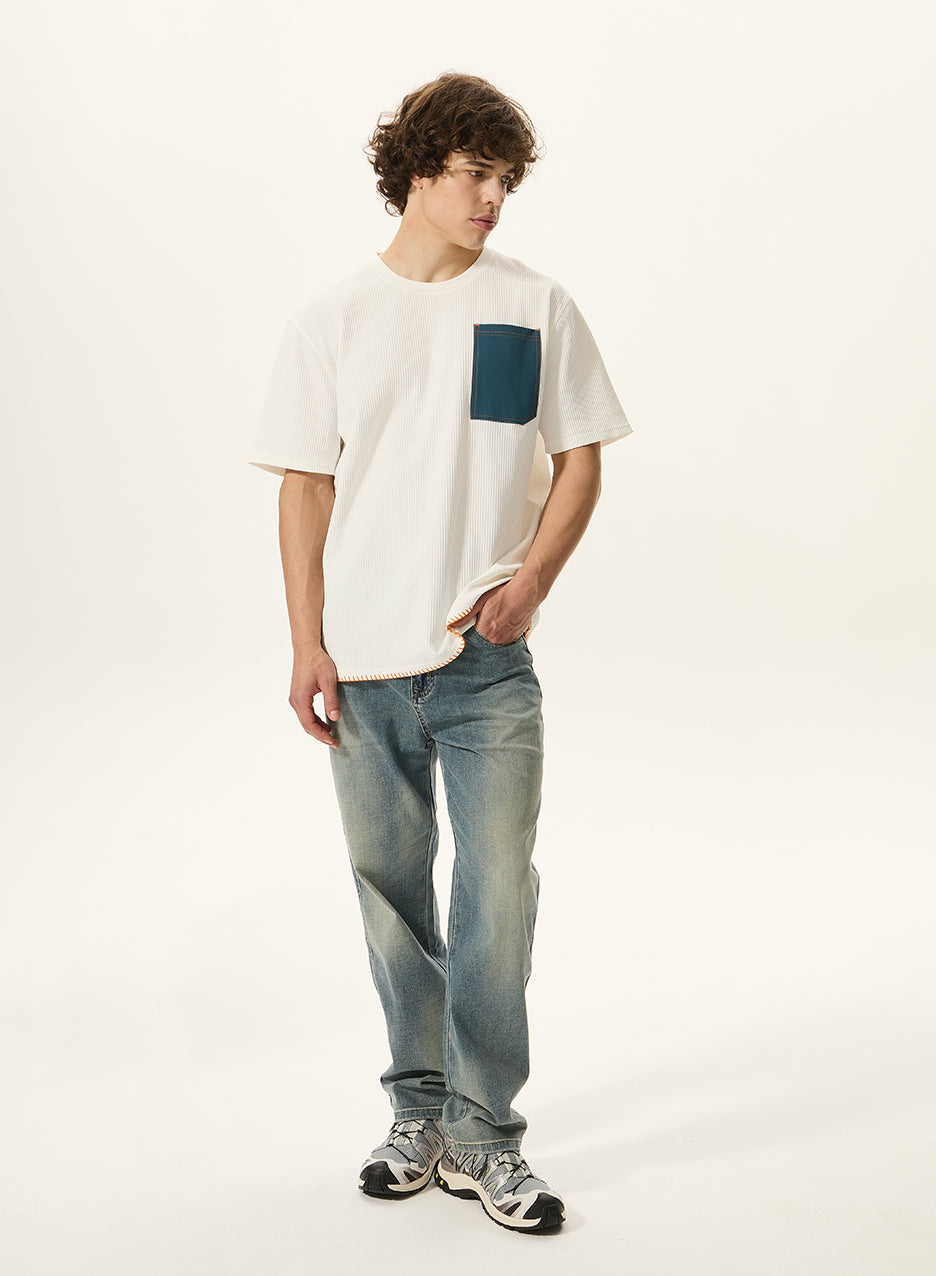 Urbaneon Solotex GridWave White Tee