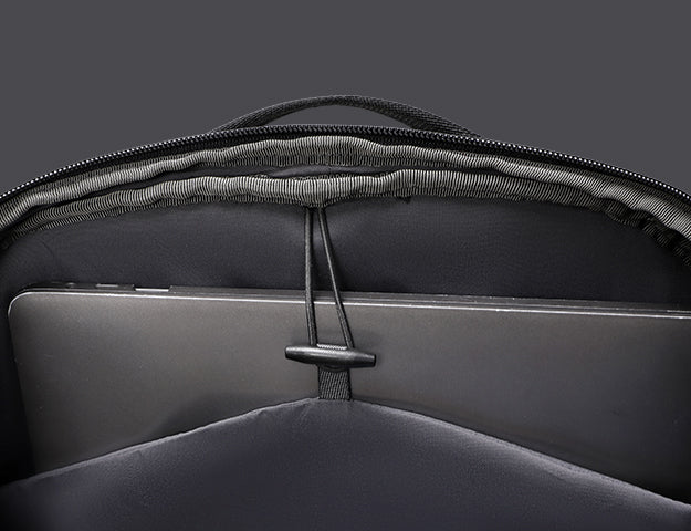 Padded laptop sleeve fits up to 16” laptop in backpack with laptop compartment