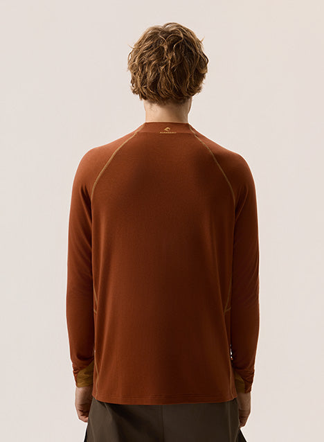 ContrastZip Long Sleeve T-Shirt