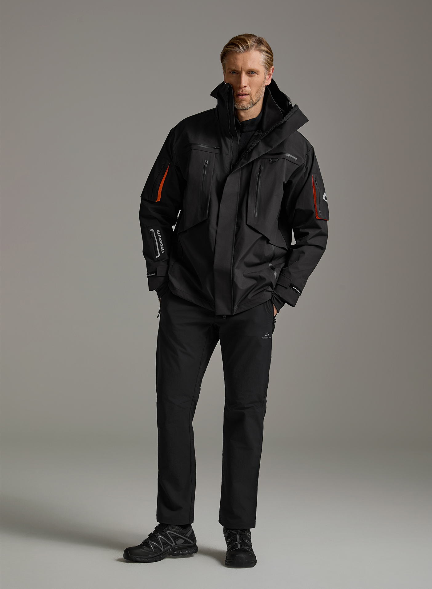 Alpargali Men's All-Weather Outdoor Jacket – Waterproof, Windproof